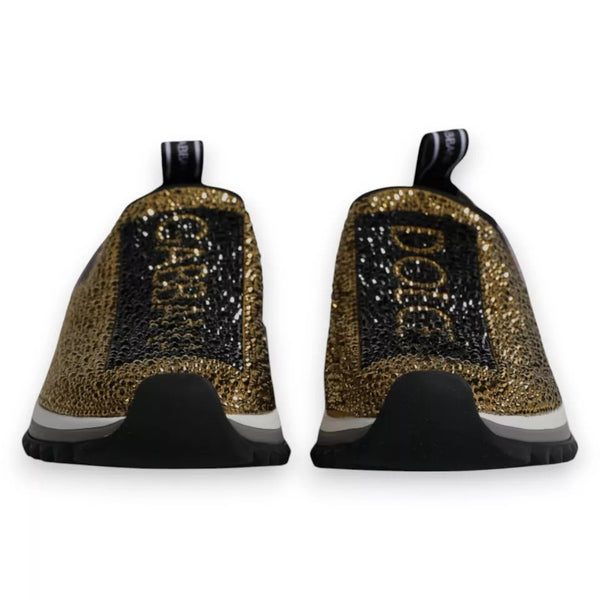 Gold Strass Sorrento Turnschuhe Schuhe