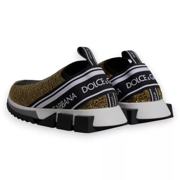 Gold Strass Sorrento Turnschuhe Schuhe