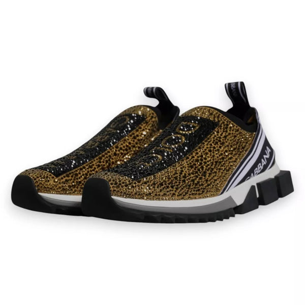Gold Strass Sorrento Turnschuhe Schuhe