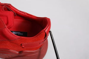 Rote Leder Daymaster Low Top Sneakers Schuhe