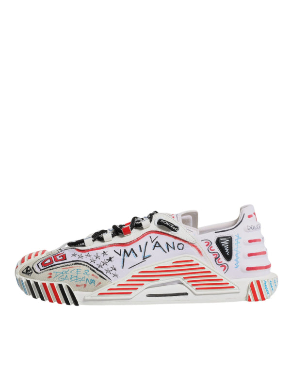 Multicolor Wildleder Stoff NS1 Turnschuhe Schuhe