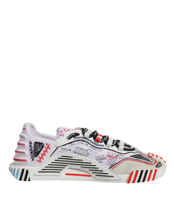 Multicolor Wildleder Stoff NS1 Turnschuhe Schuhe