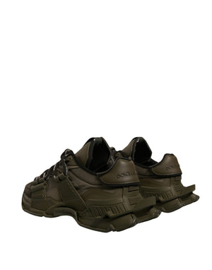 Militär Grün Space Low Top Turnschuhe Schuhe
