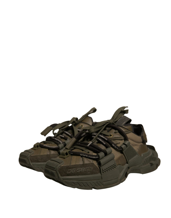 Militär Grün Space Low Top Turnschuhe Schuhe