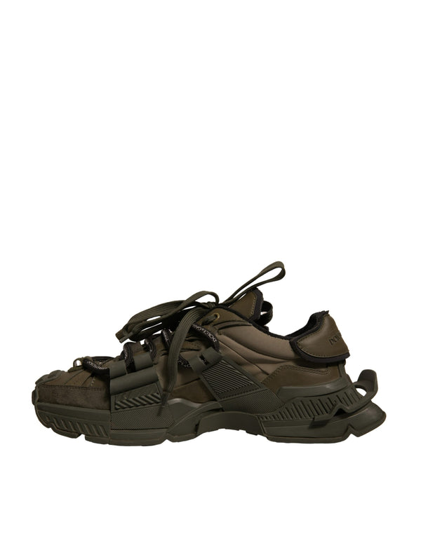 Militär Grün Space Low Top Turnschuhe Schuhe