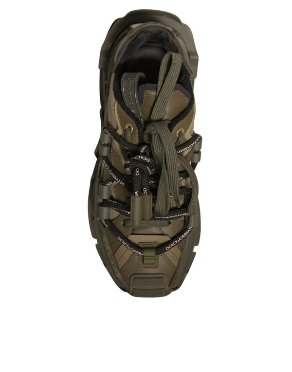 Militär Grün Space Low Top Turnschuhe Schuhe