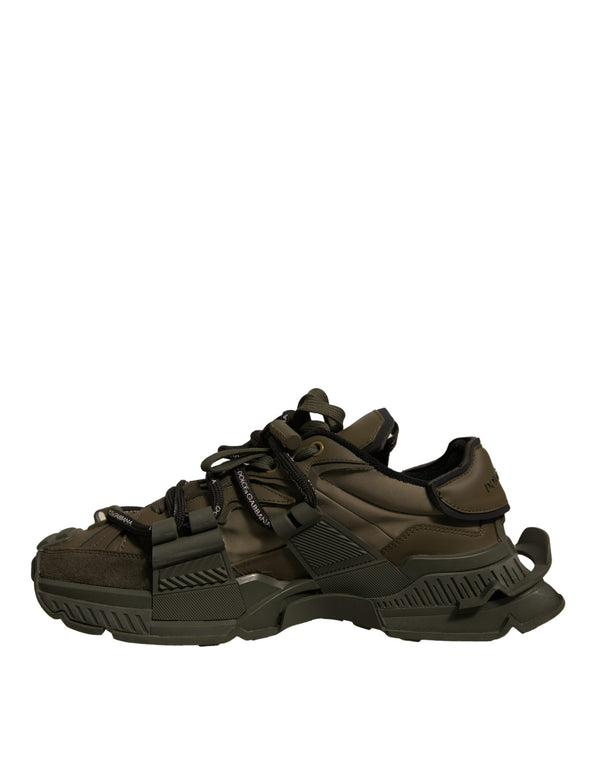 Militär Grün Space Low Top Turnschuhe Schuhe
