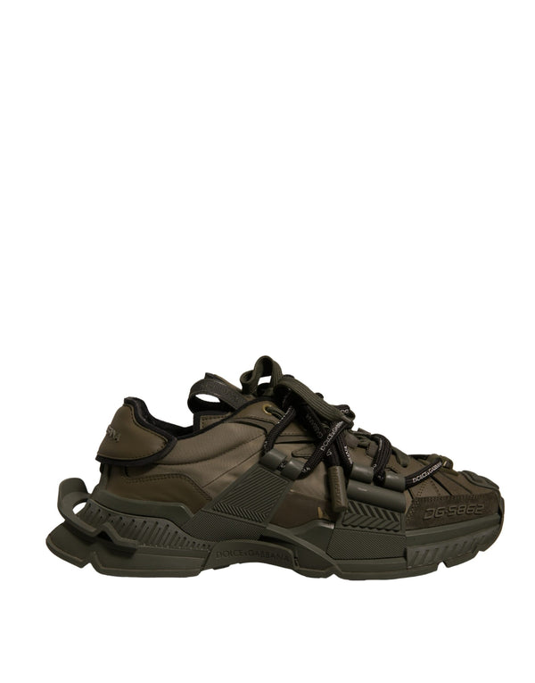 Militär Grün Space Low Top Turnschuhe Schuhe