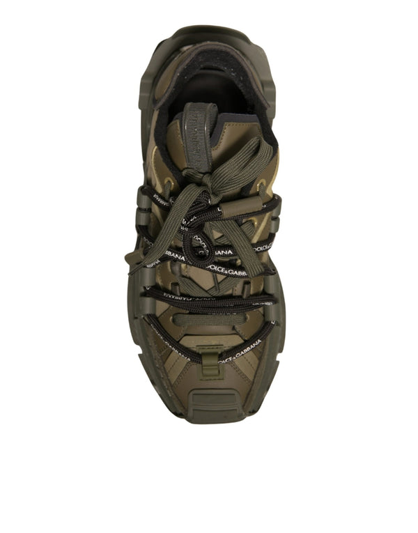Militär Grün Space Low Top Turnschuhe Schuhe