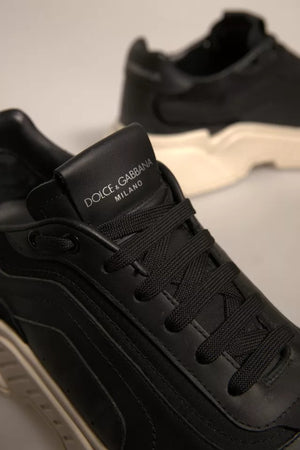 Schwarz Weiß Daymaster Low Top Turnschuhe Schuhe