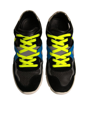 Multicolor Wildleder Low Top Sneakers Schuhe