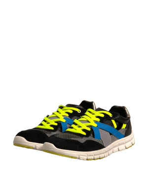 Multicolor Wildleder Low Top Sneakers Schuhe