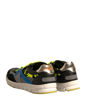 Multicolor Wildleder Low Top Sneakers Schuhe
