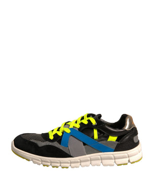 Multicolor Wildleder Low Top Sneakers Schuhe