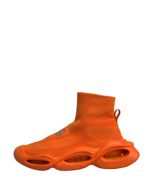 Orange Slip On Wave Socken Männer Turnschuhe Schuhe