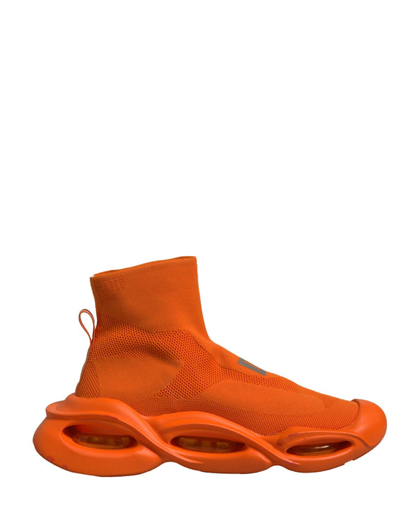 Orange Slip On Wave Socken Männer Turnschuhe Schuhe