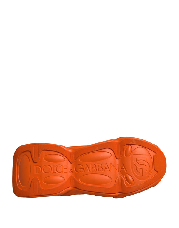 Orange Slip On Wave Socken Männer Turnschuhe Schuhe