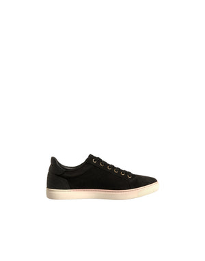 Schwarz Logo Wildleder Leder Männer Turnschuhe Schuhe