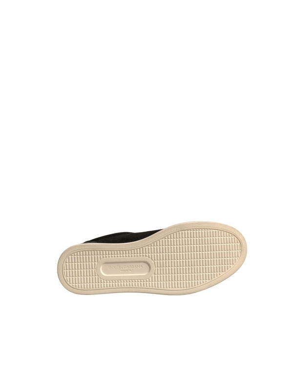 Schwarz Logo Wildleder Leder Männer Turnschuhe Schuhe