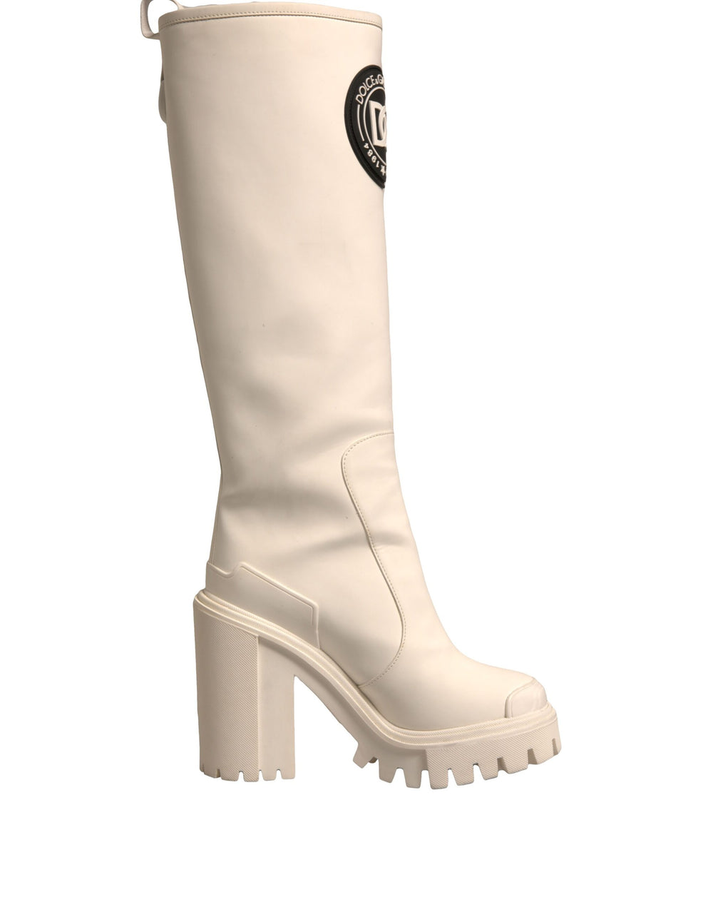 Weiß DG Logo Hi Trekking Plateau Biker Stiefel Schuhe