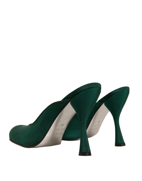 Grün Wildleder Leder High Heel Pumps Schuhe
