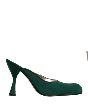 Grün Wildleder Leder High Heel Pumps Schuhe