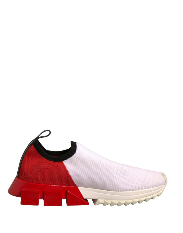 Weiß Rot Low Top Sorrento Turnschuhe Schuhe