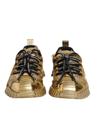 Gold Stretch Lace Up NS1 Turnschuhe Schuhe