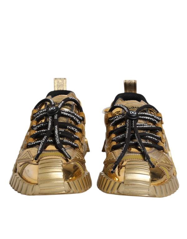 Gold Stretch Lace Up NS1 Turnschuhe Schuhe