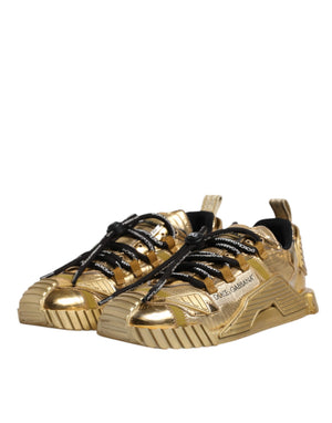 Gold Stretch Lace Up NS1 Turnschuhe Schuhe