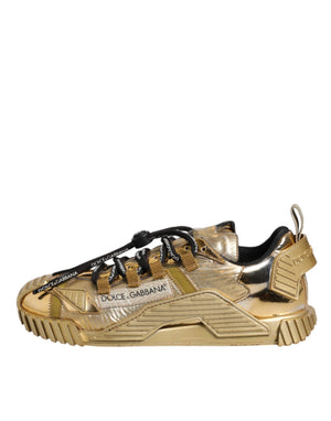 Gold Stretch Lace Up NS1 Turnschuhe Schuhe