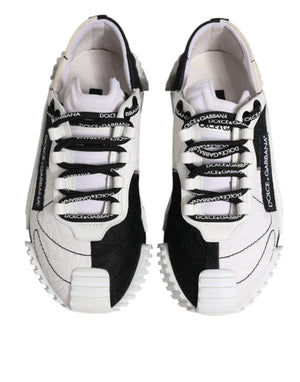 Weiß Schwarz NS1 Low Top Turnschuhe Schuhe
