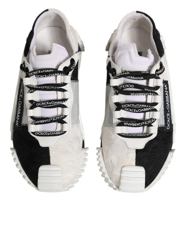 Weiß Schwarz NS1 Low Top Turnschuhe Schuhe