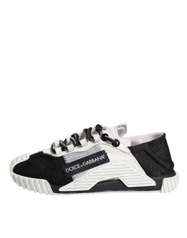 Weiß Schwarz NS1 Low Top Turnschuhe Schuhe