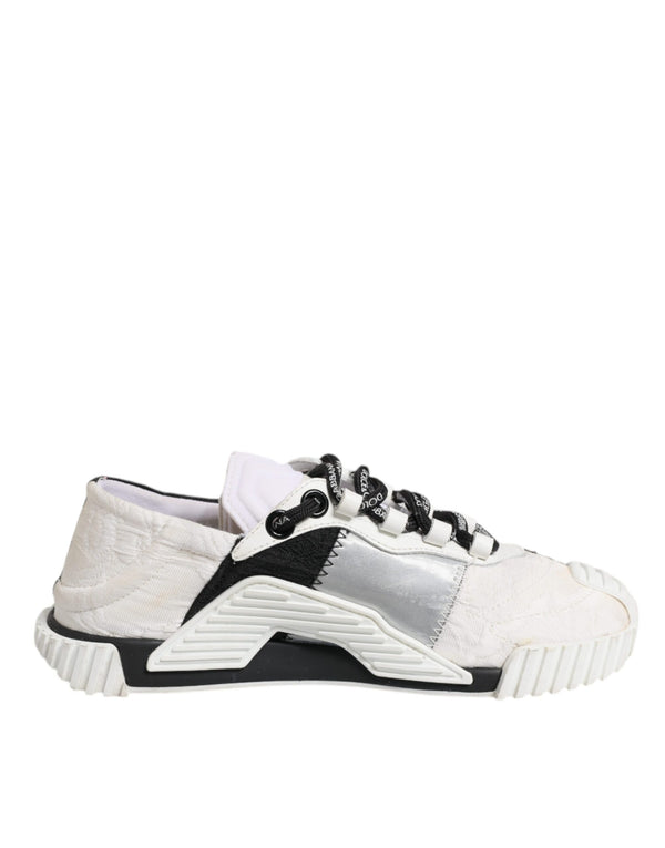 Weiß Schwarz NS1 Low Top Turnschuhe Schuhe