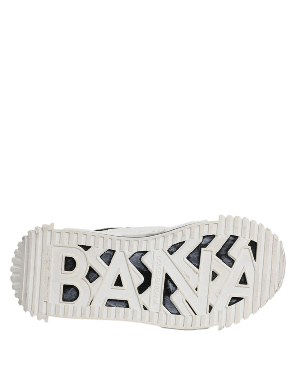 Weiß Schwarz NS1 Low Top Turnschuhe Schuhe