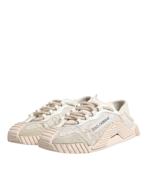 Weiß Spitze NS1 Low Top Sneaker Sportschuhe