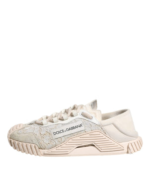 Weiß Spitze NS1 Low Top Sneaker Sportschuhe