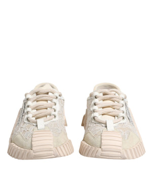 Weiß Spitze NS1 Low Top Sneaker Sportschuhe