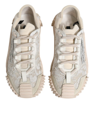 Weiß Spitze NS1 Low Top Sneaker Sportschuhe