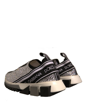 Silber Strass Sorrento Turnschuhe Schuhe