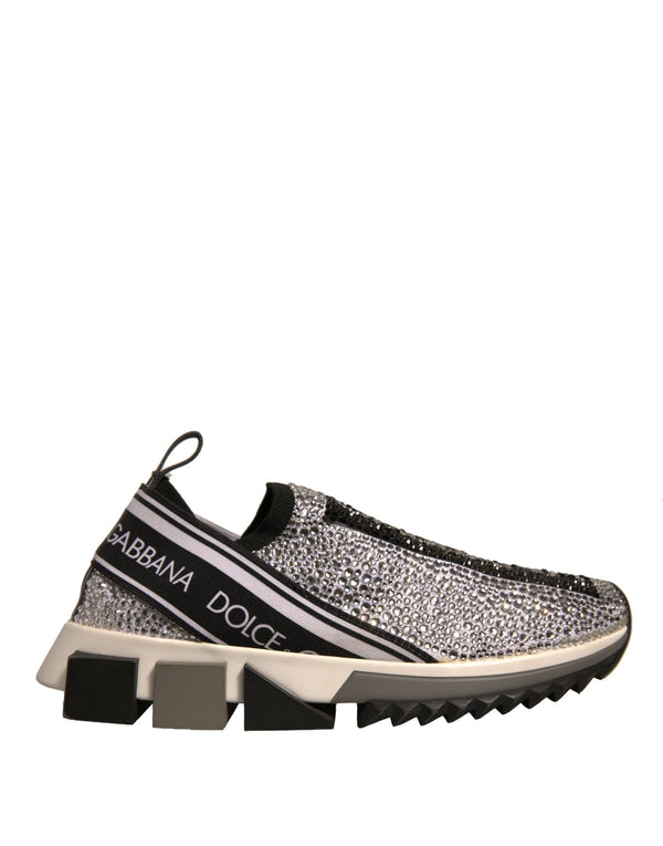 Silber Strass Sorrento Turnschuhe Schuhe