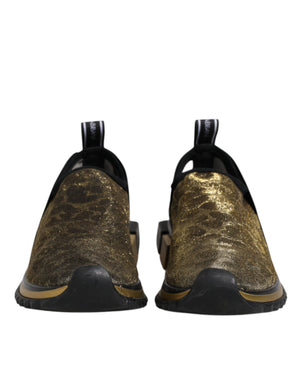 Gold Glitter Leopard Sorrento Sneakers Schuhe