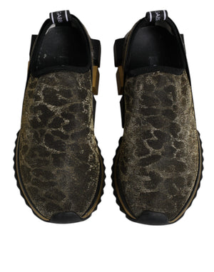 Gold Glitter Leopard Sorrento Sneakers Schuhe