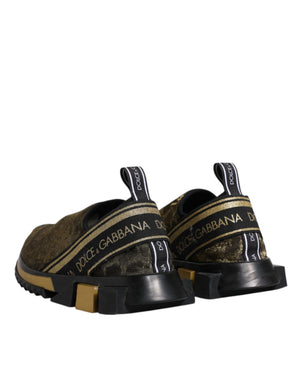 Gold Glitter Leopard Sorrento Sneakers Schuhe