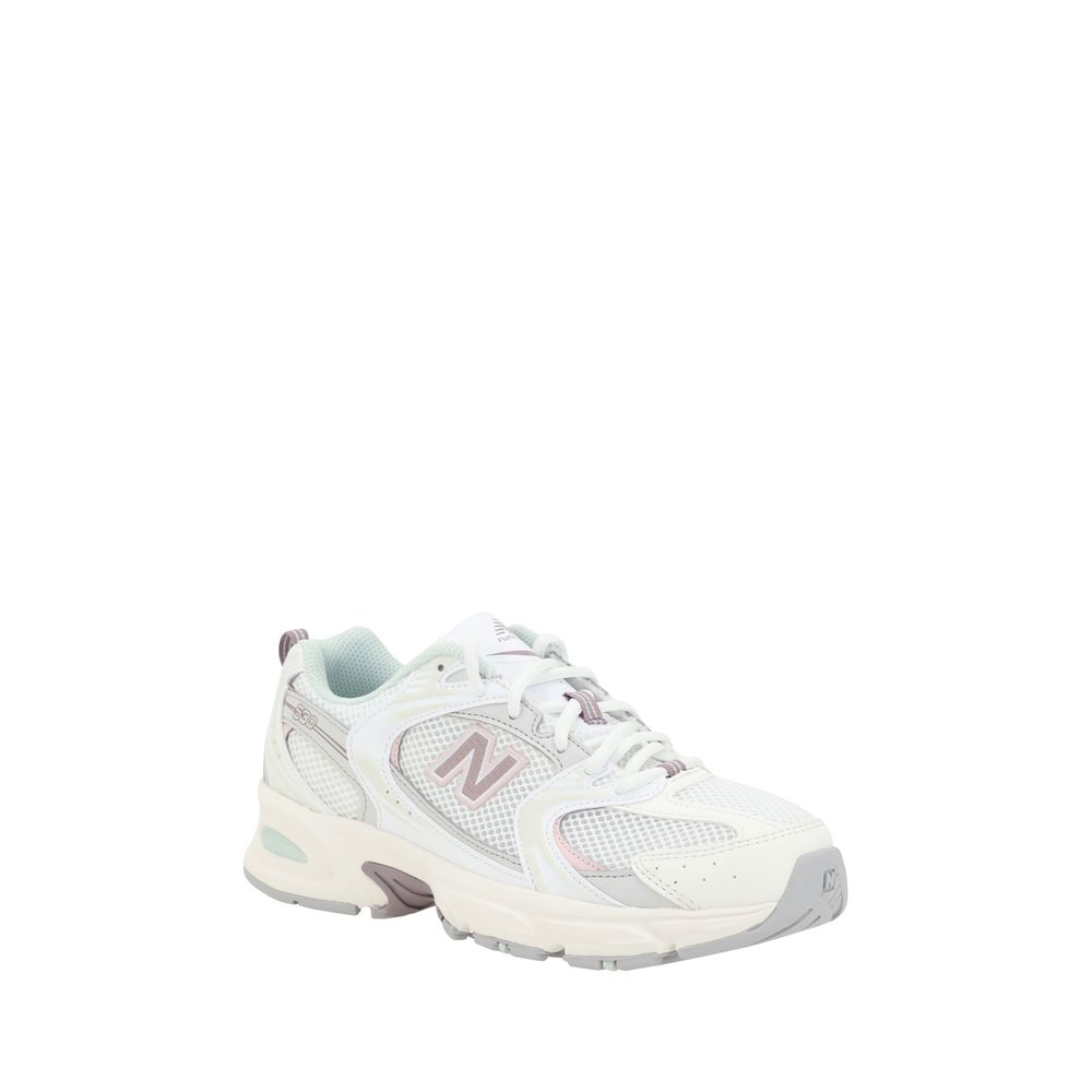 Weiße Leder Tier 3 Turnschuhe