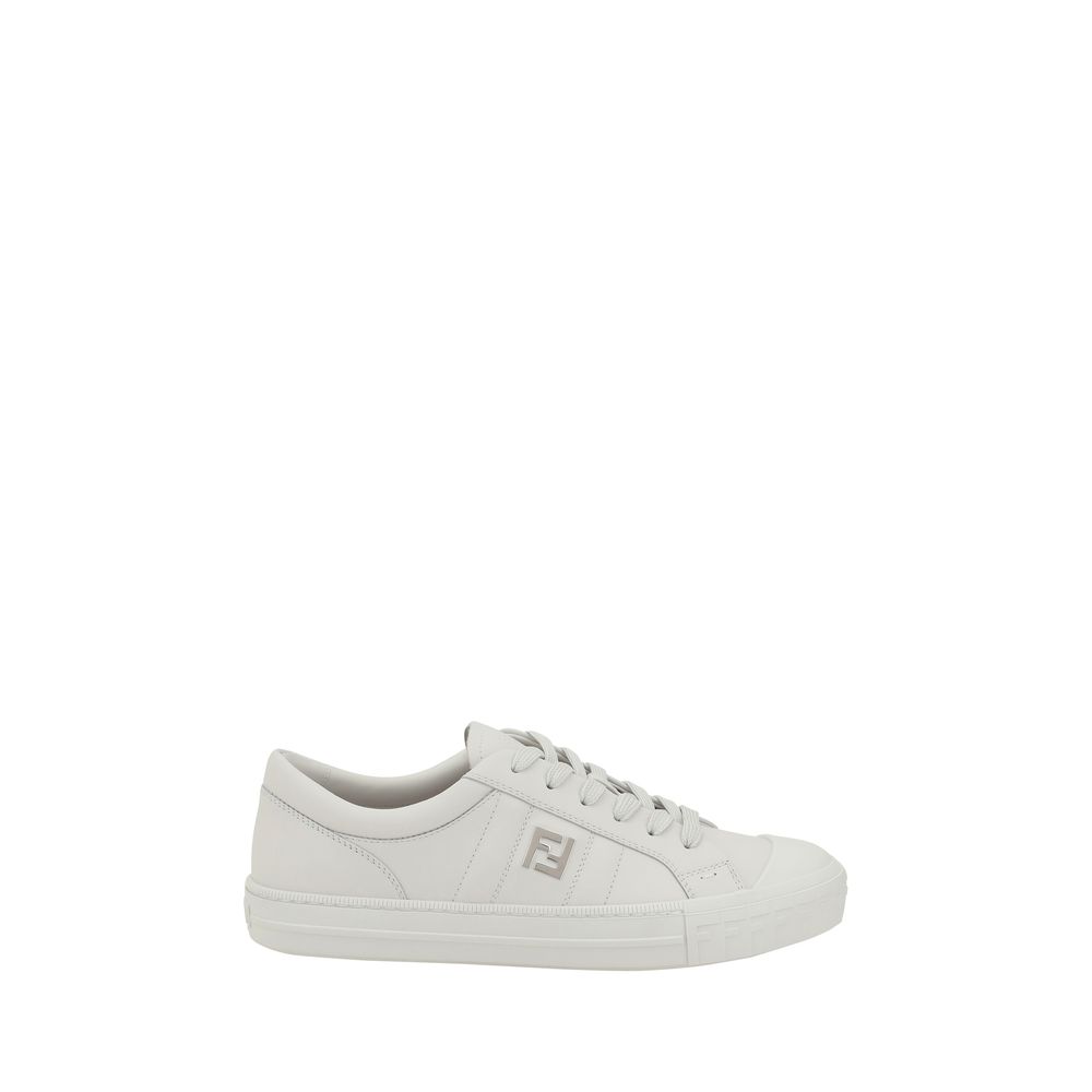 Weiße Kalbshaut Bos Taurus Sportschuhe