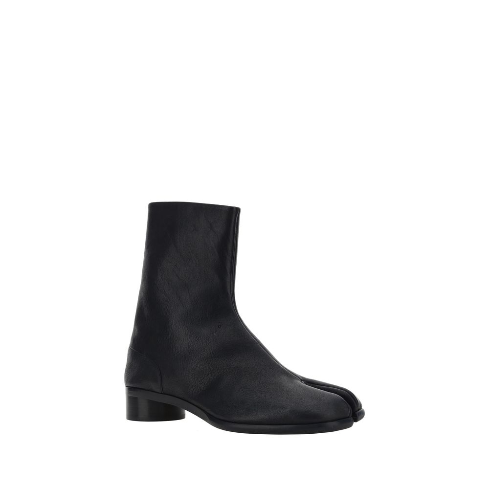 Stiefel aus Kamelhaar in Schwarz