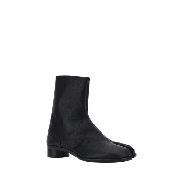 Stiefel aus Kamelhaar in Schwarz