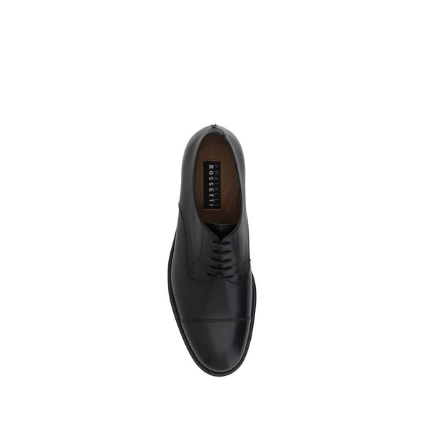 Schwarze Kalbsleder Bos Taurus Oxford- und Derbyschuhe